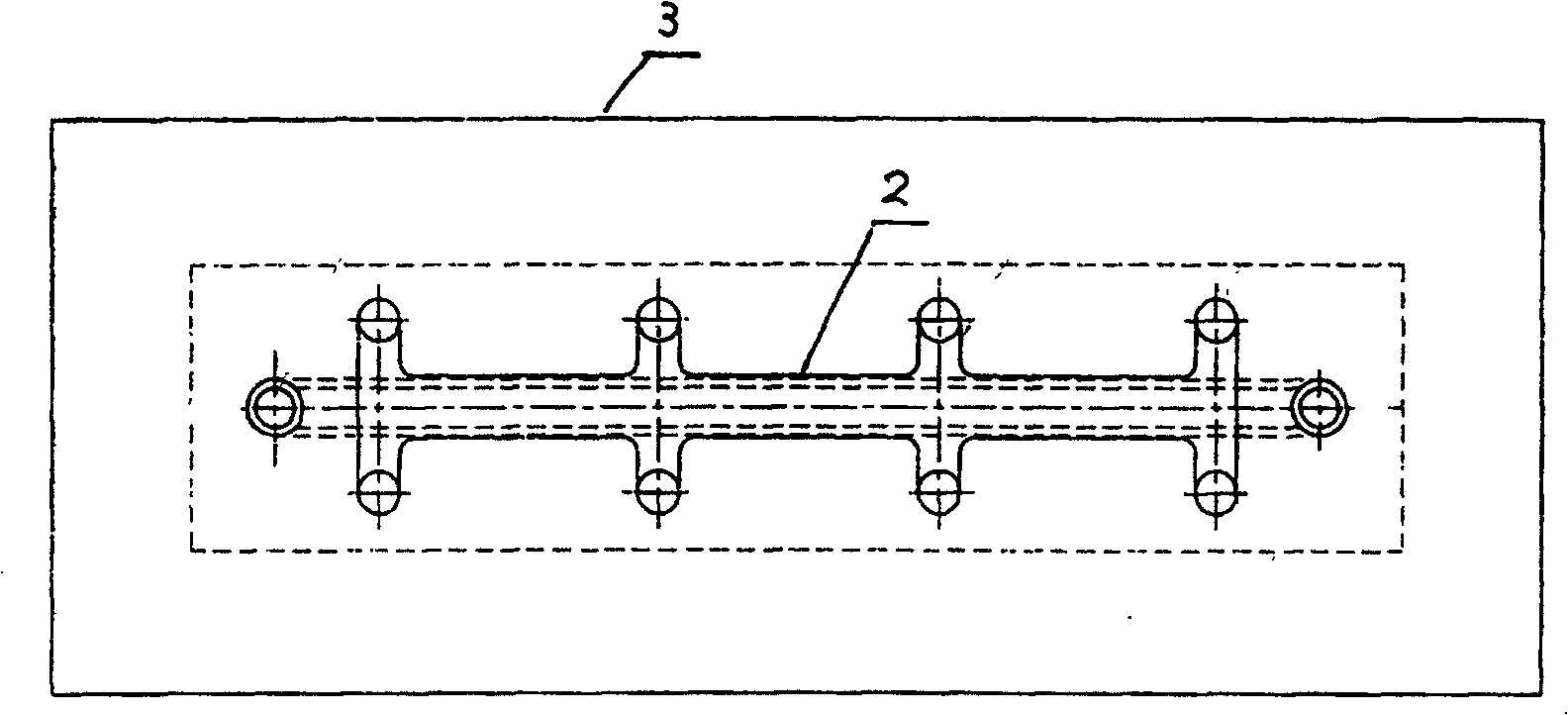 Cast-iron cooling wall and manufacturing method thereof