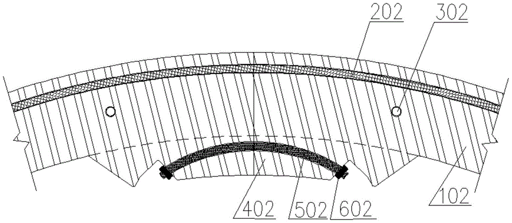 A shield tunnel segment longitudinal seam joint