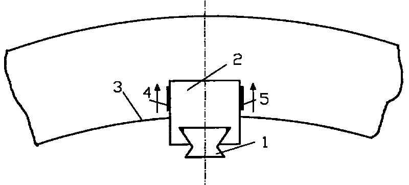 Dual-dovetail type unmovable key bar assembling and welding process for water turbine generator