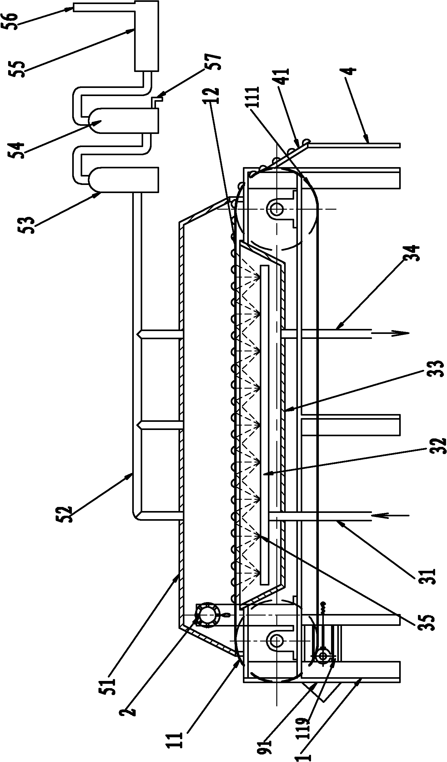 Ethylene tar resin granulation process and granulator