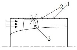 Axial flow compressor casing with large circumferential spacing and small through holes