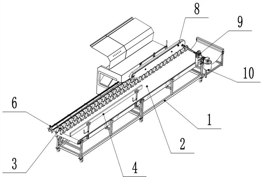 Bouquet processing production line and production method