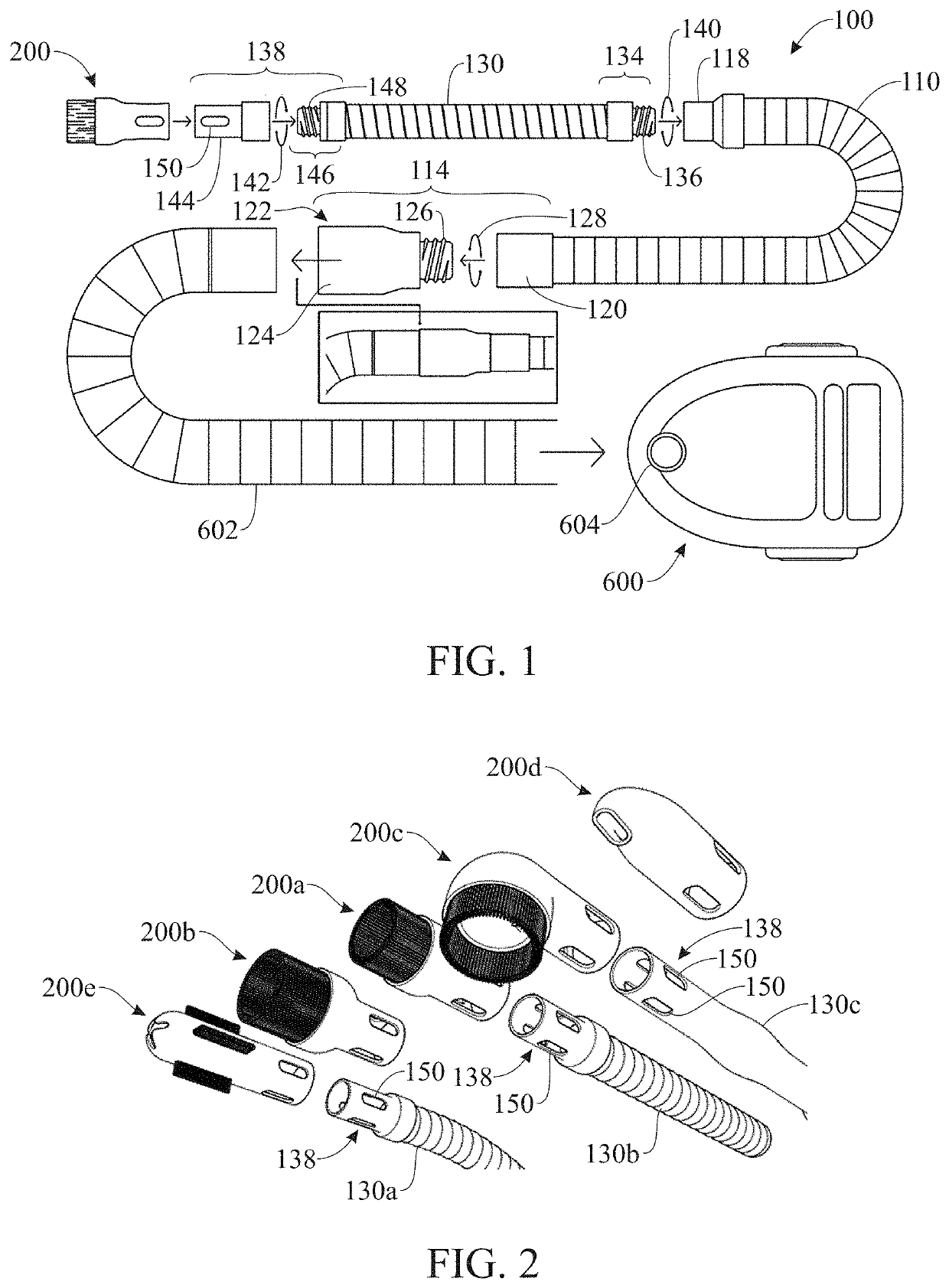 Suction accessory device for vacuuming and cleaning hard-to-reach and/or delicate places and objects