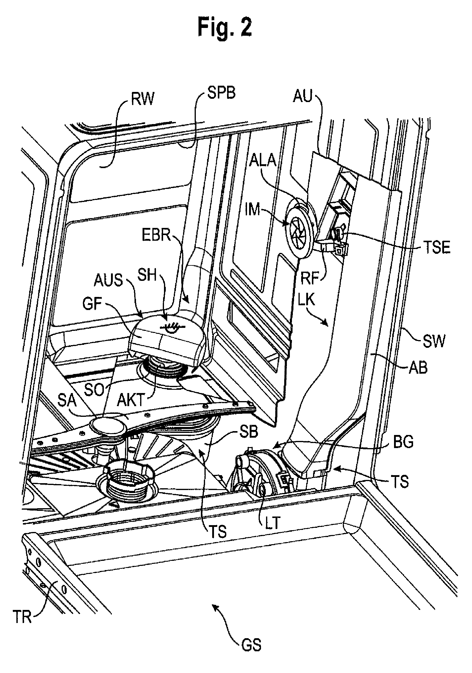 Dishwasher machine comprising a sorption drying device