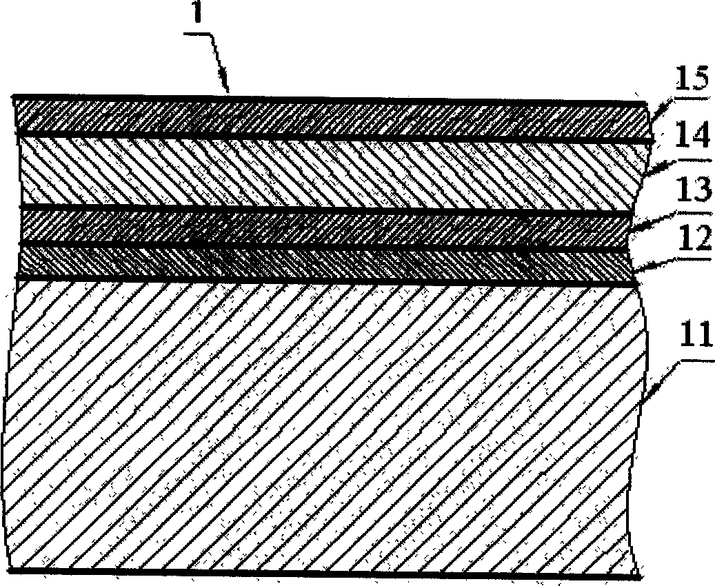Method for manufacturing diamond-like film and part with coating manufactured thereby