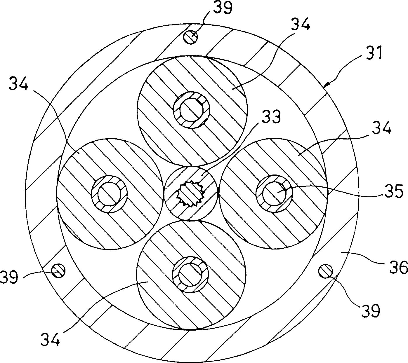 Motor driving device for motor-bicycle