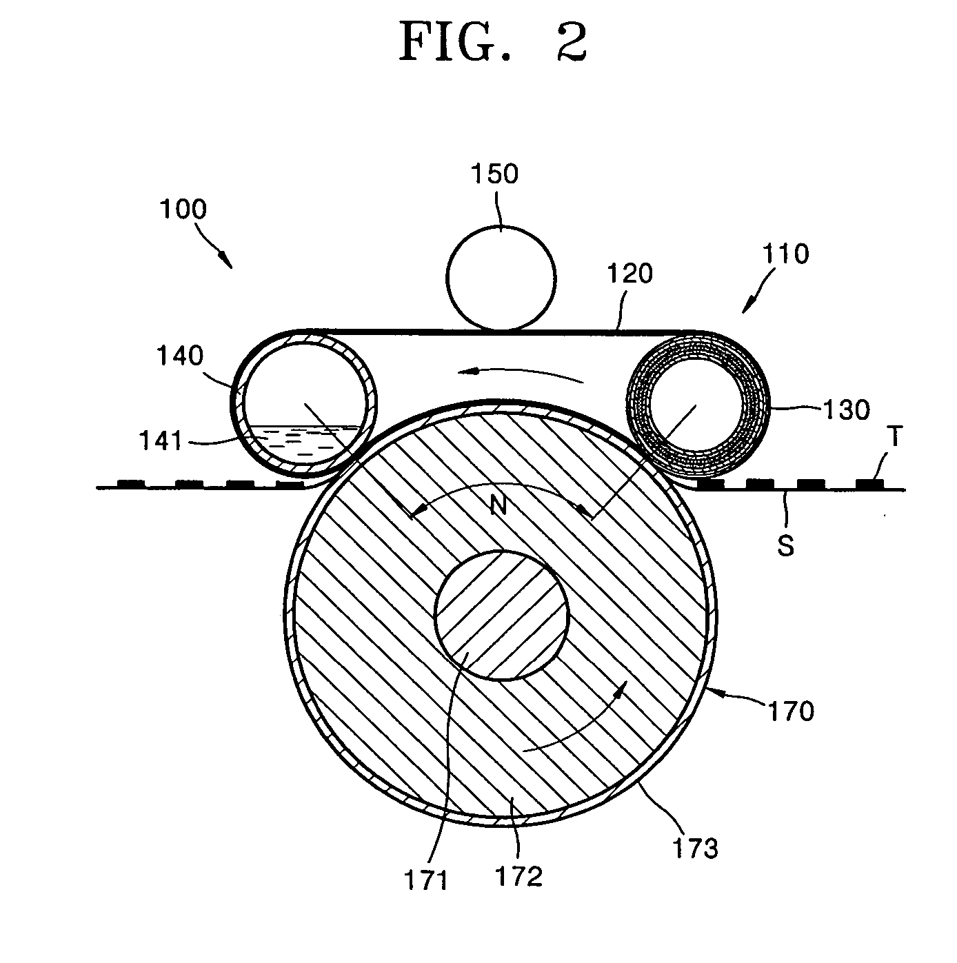 Fusing device of electro-photographic image-forming apparatus and method of using