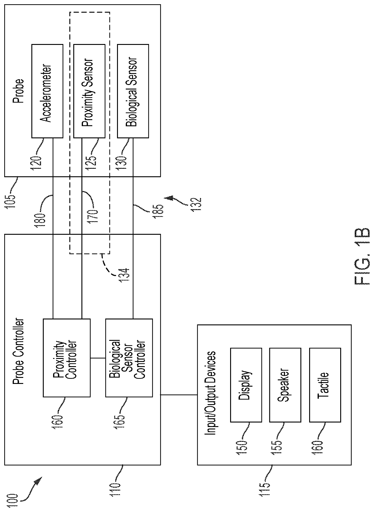 Proximity detection for assessing sensing probe attachment state