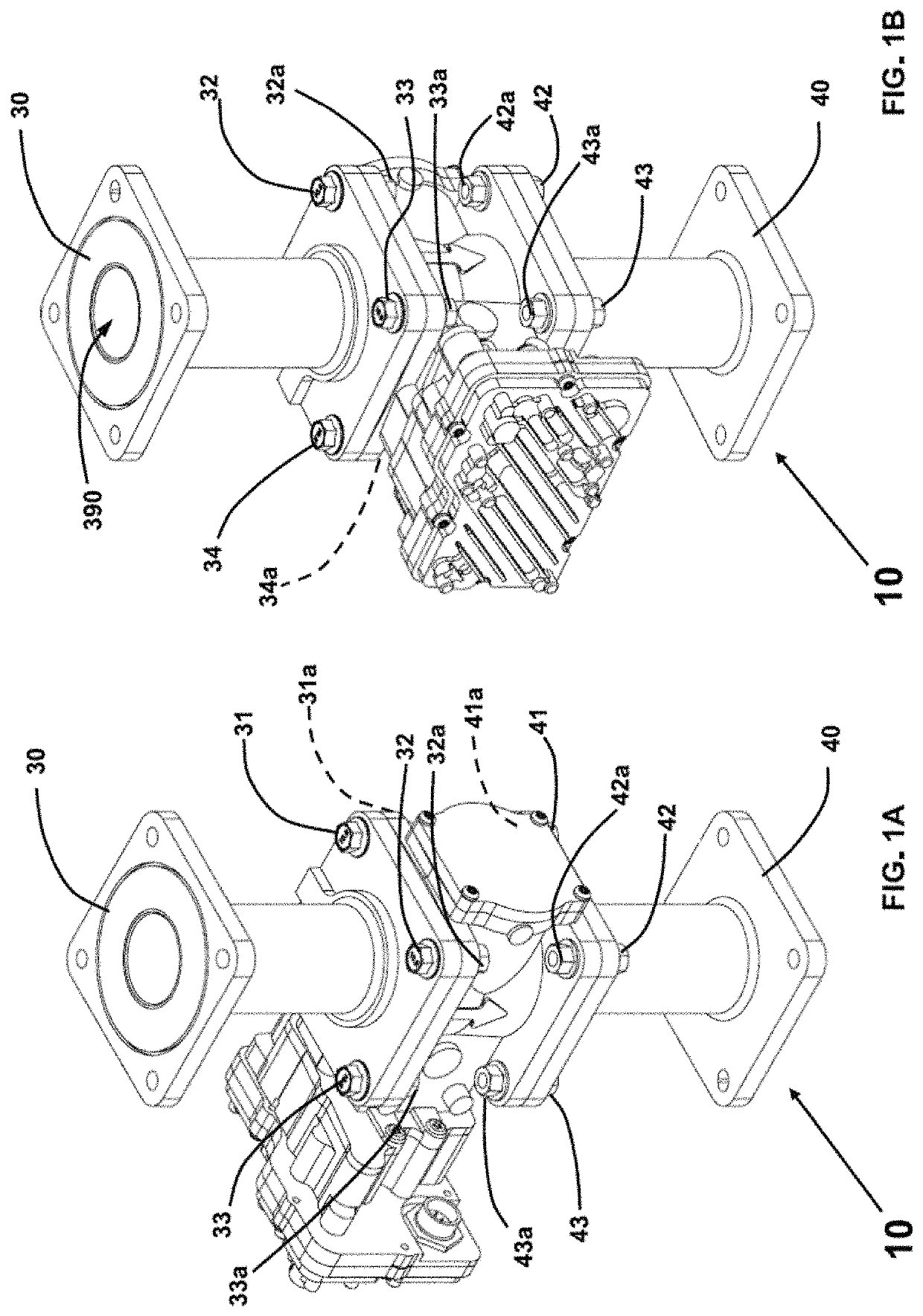 Mass-flow throttle for large natural gas engines