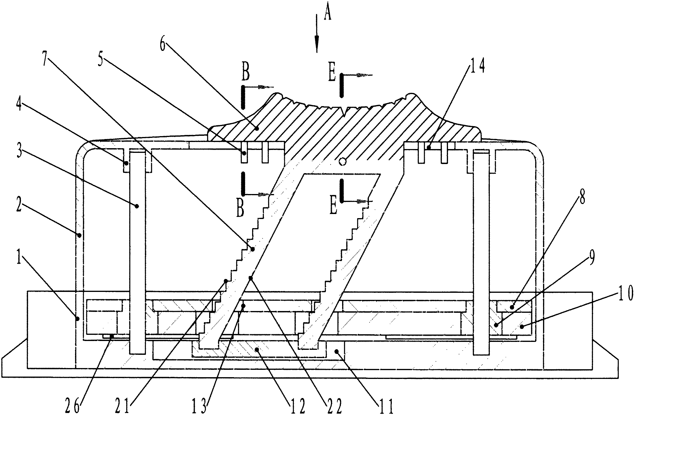 Magnetism adjusting device mounted on body of magnetic glass wiper