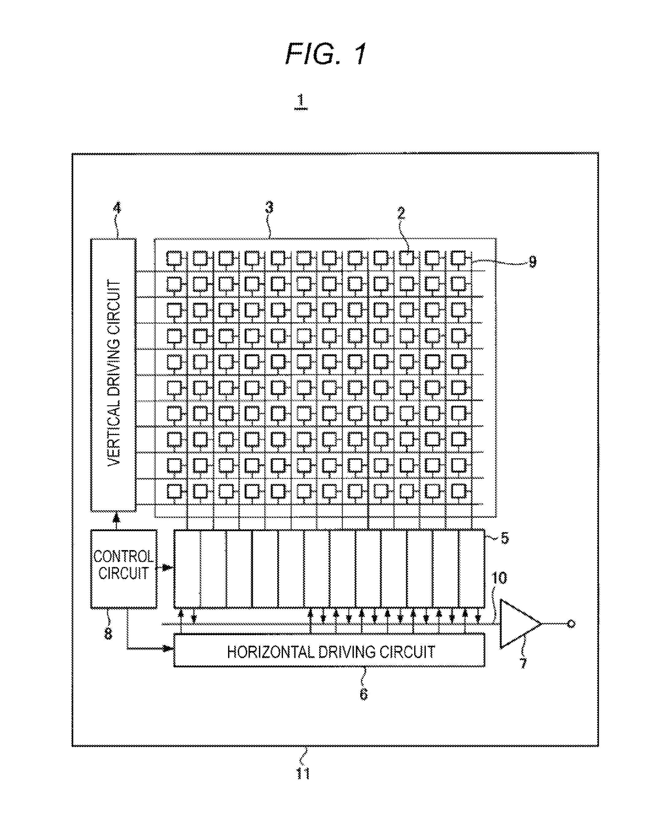 Solid-state imaging device, driving method for solid-state imaging device, and electronic appliance
