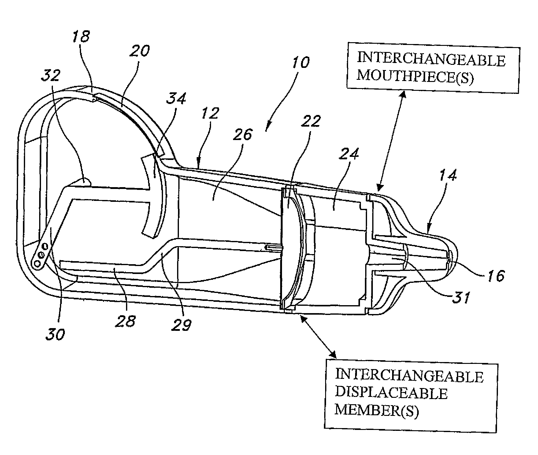 Snoring treatment and associated apparatus, system and method