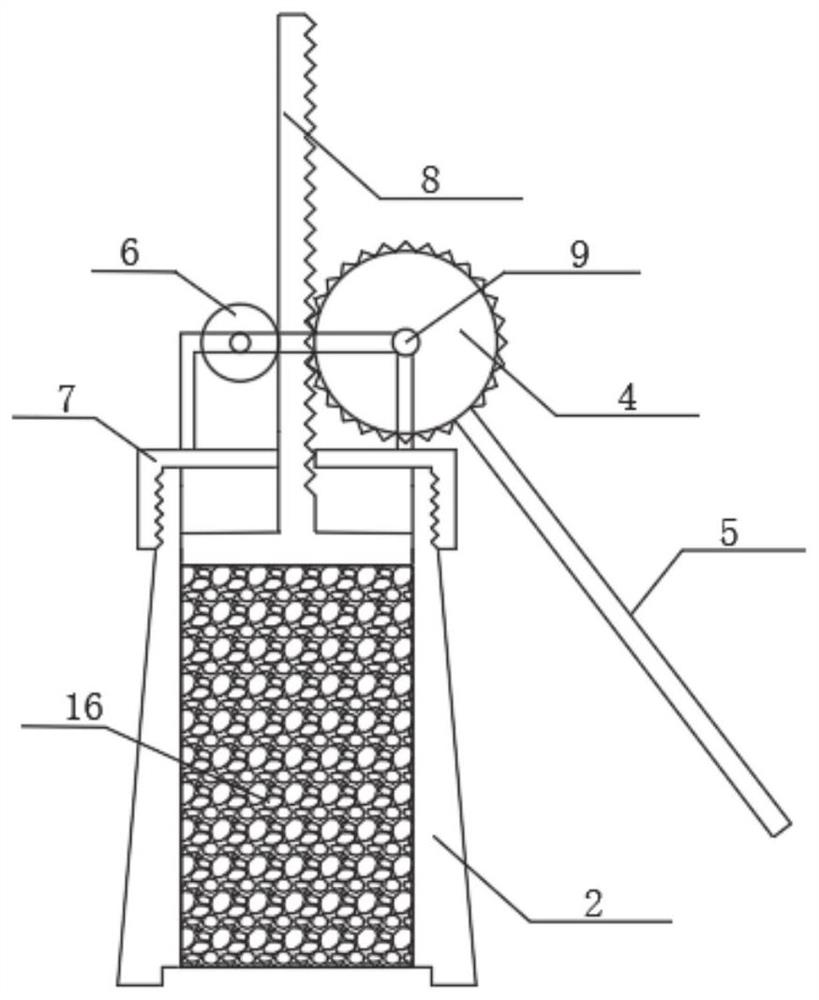 A preparation device and method for a rock-soil model test piece