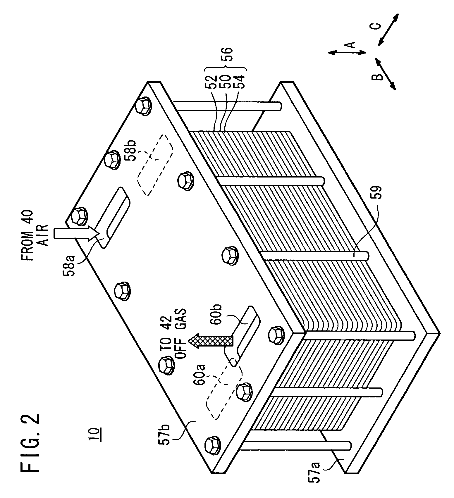 Reactant gas humidification apparatus and reactant gas humidification method