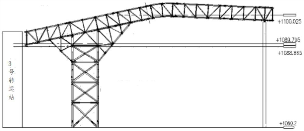 Combination installation safety special construction process for steel truss of coal conveying trestle