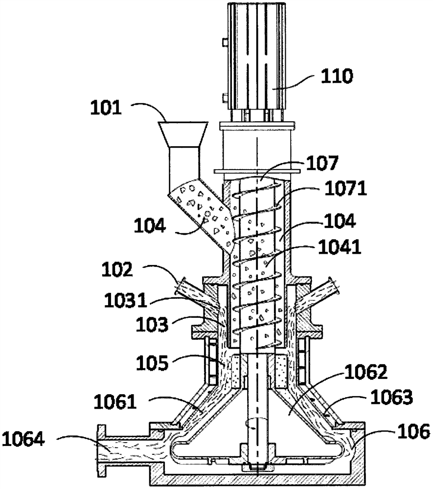 An impeller assembly and solid and liquid mixing equipment using the same