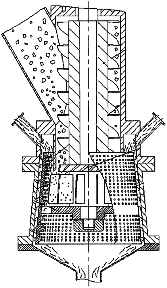 An impeller assembly and solid and liquid mixing equipment using the same