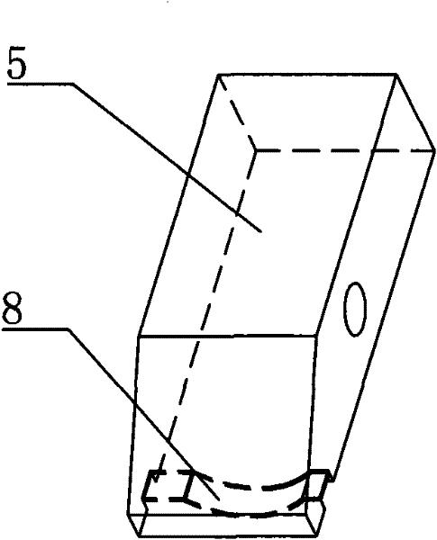 Positioning device for automatically processing blades of push scissors for haircut