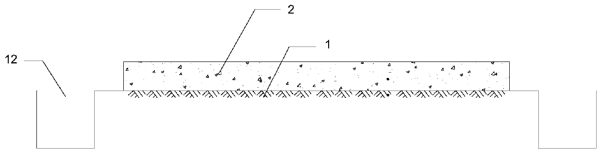 Construction method of inverted-splayed cast-in-place arc-shaped wing web formwork system