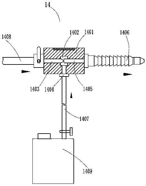 Automatic drilling and tapping device and method