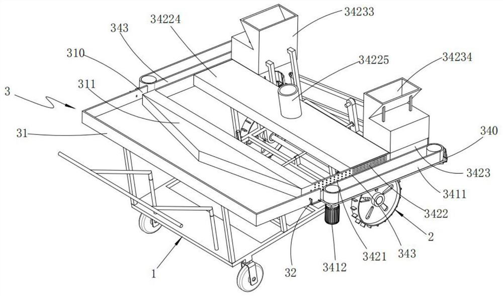 A kind of organic vegetable planting equipment and planting method