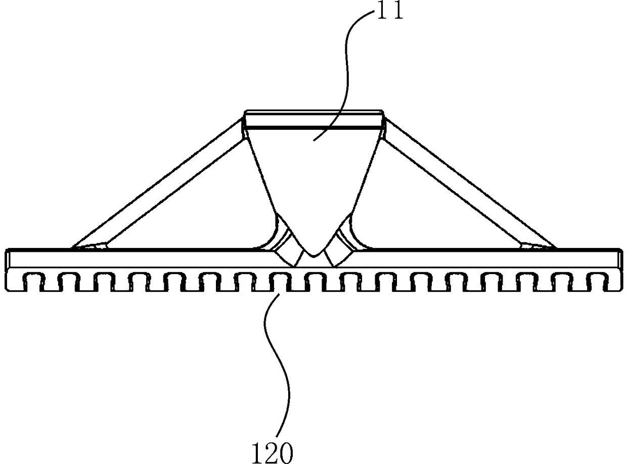 Casting and support connecting structure device