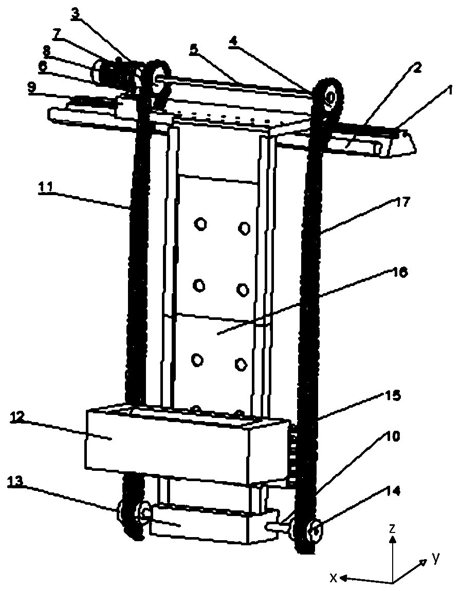 High-safety hanging basket device suitable for low-rise building