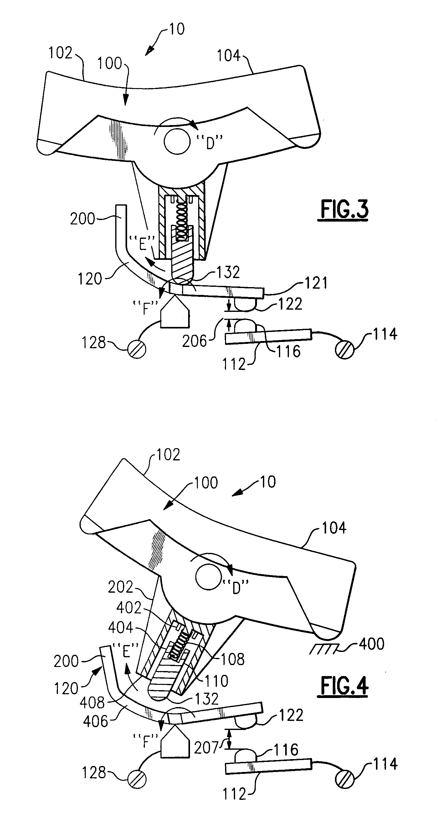 Electrical wiring device with arc minimizer switch assembly and method