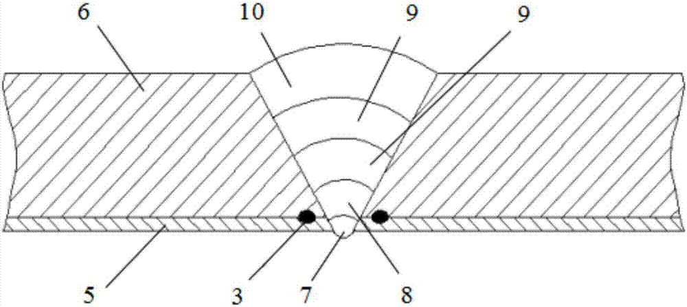 Resistance spot-welding technique for end of bimetal mechanical composite pipe