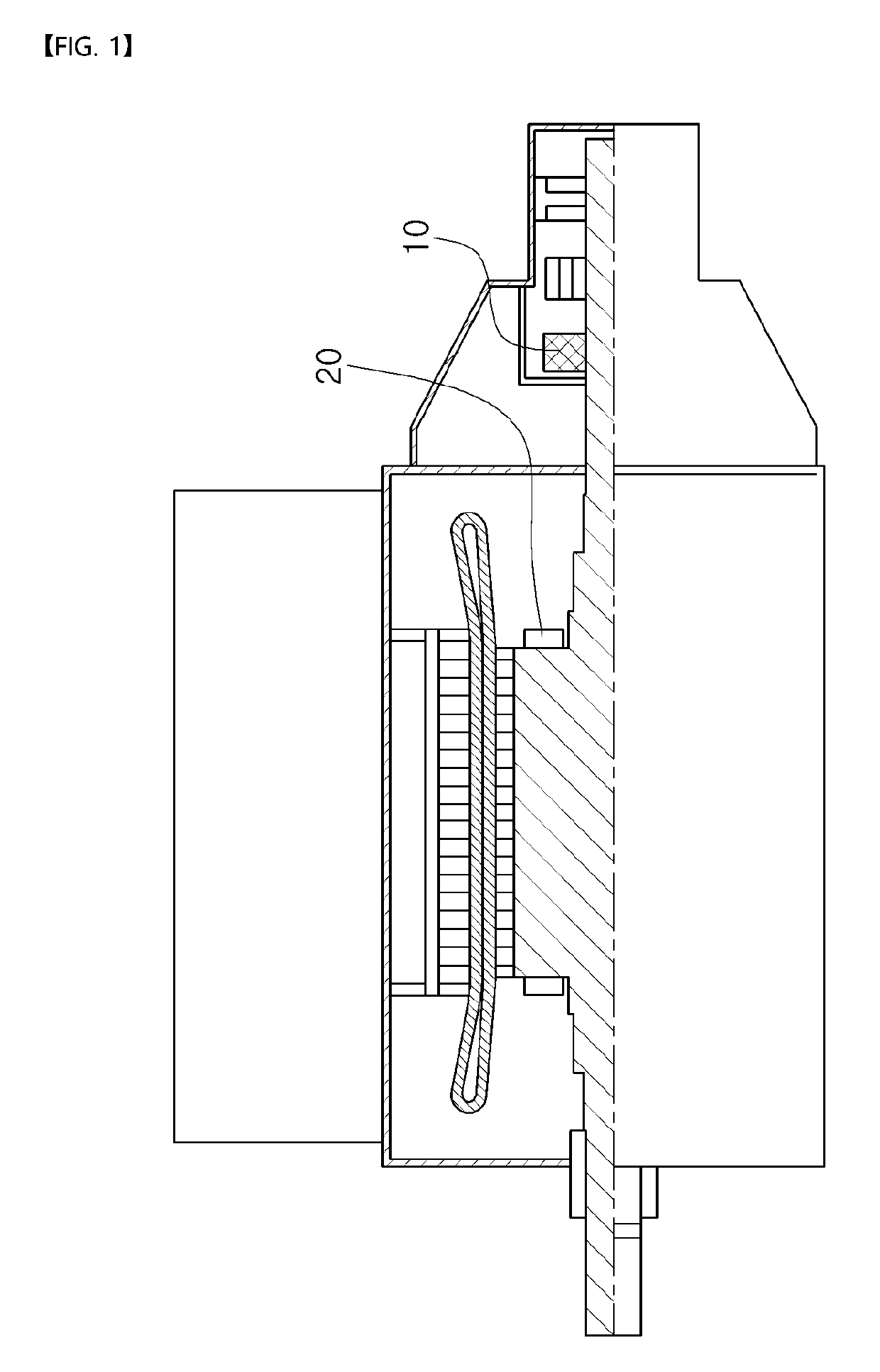 Field discharge resistor unit and synchronous motor including same