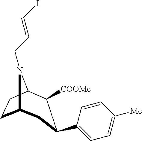Labeled pe2i formulation and method