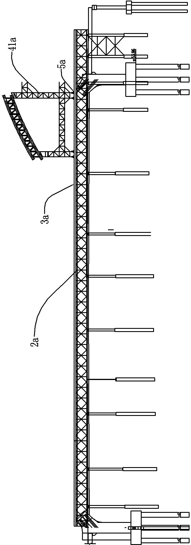 Erection method of steel tube arch bridge arch center
