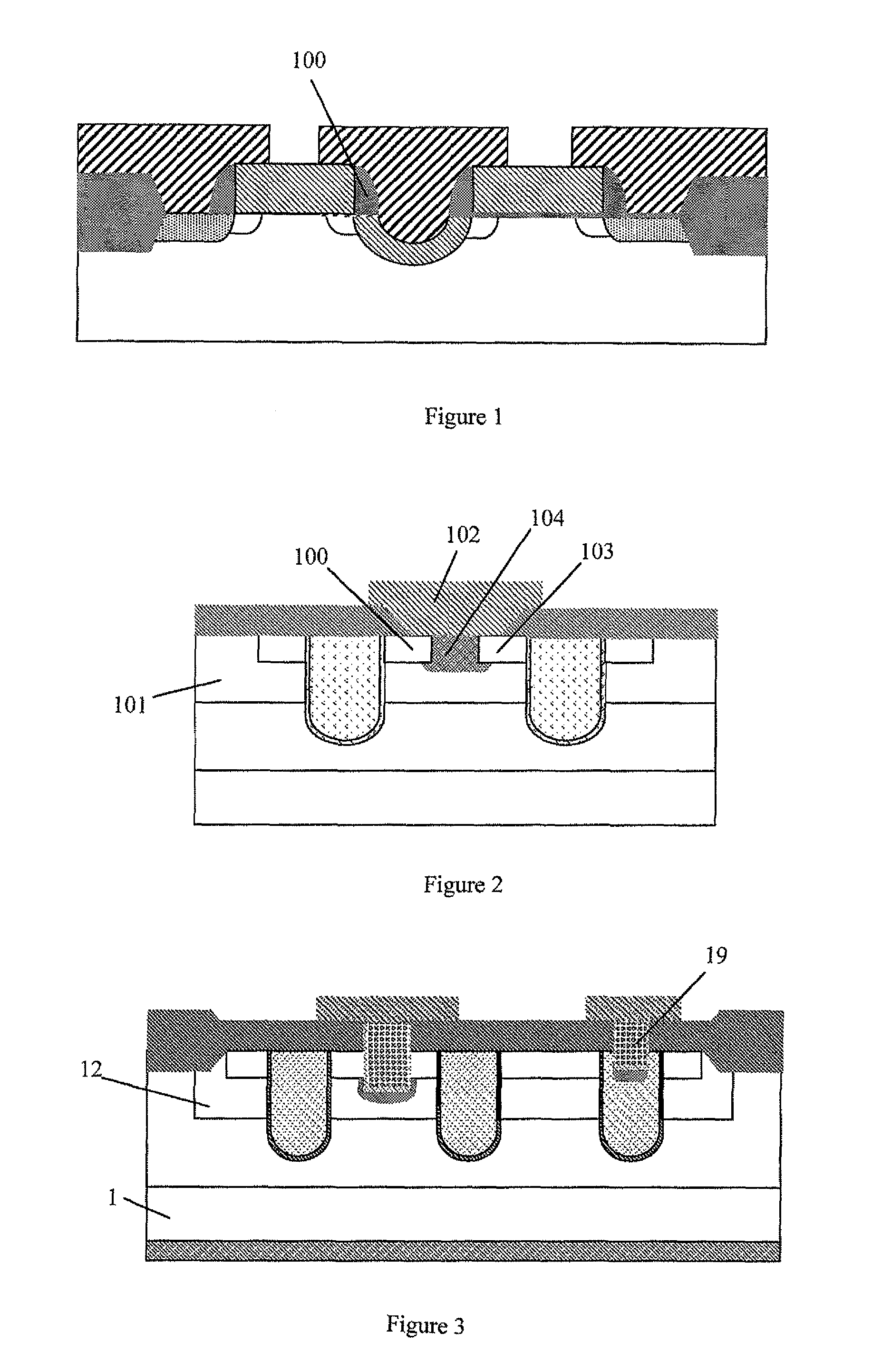Trench MOSFET with trench contact holes and method for fabricating the same