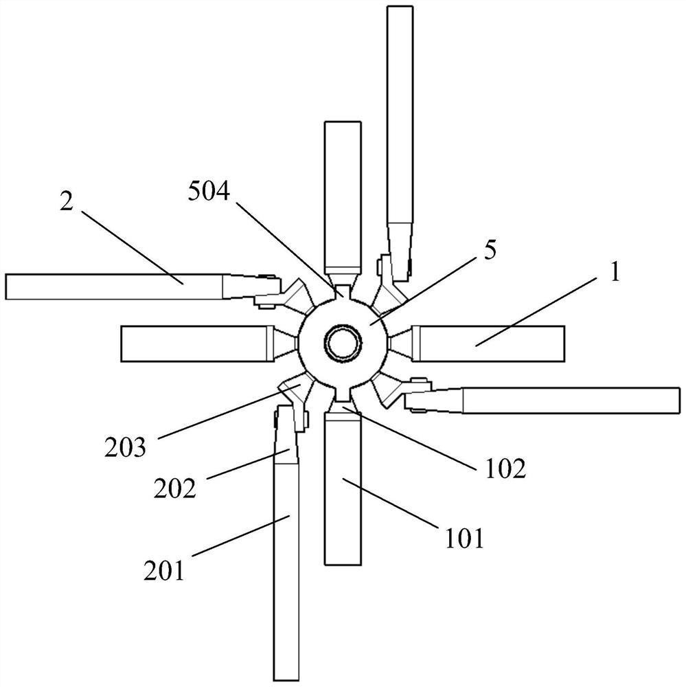 Novel hub type assembly type scaffold and fastener