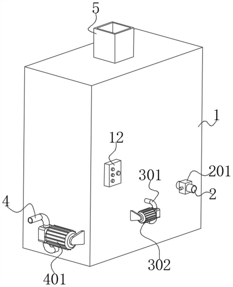 Biological filter deodorization device for sewage treatment plant