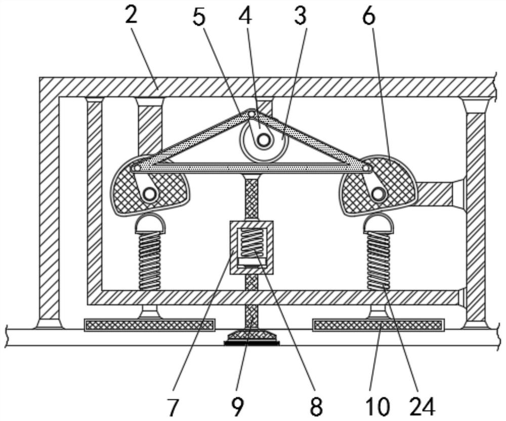 Anti-crowding lead straightening device in diode manufacturing process