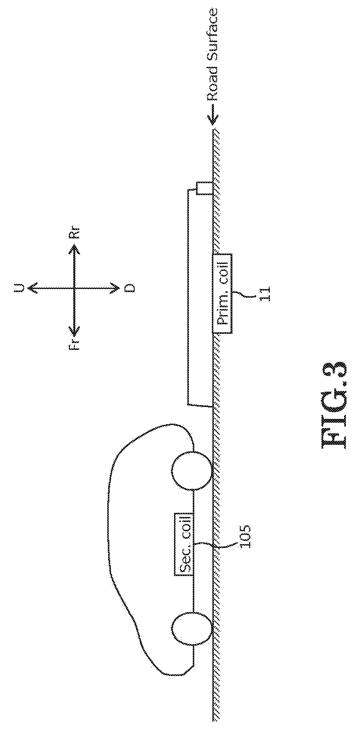 Power transmission and reception system for vehicle with graphical alignment