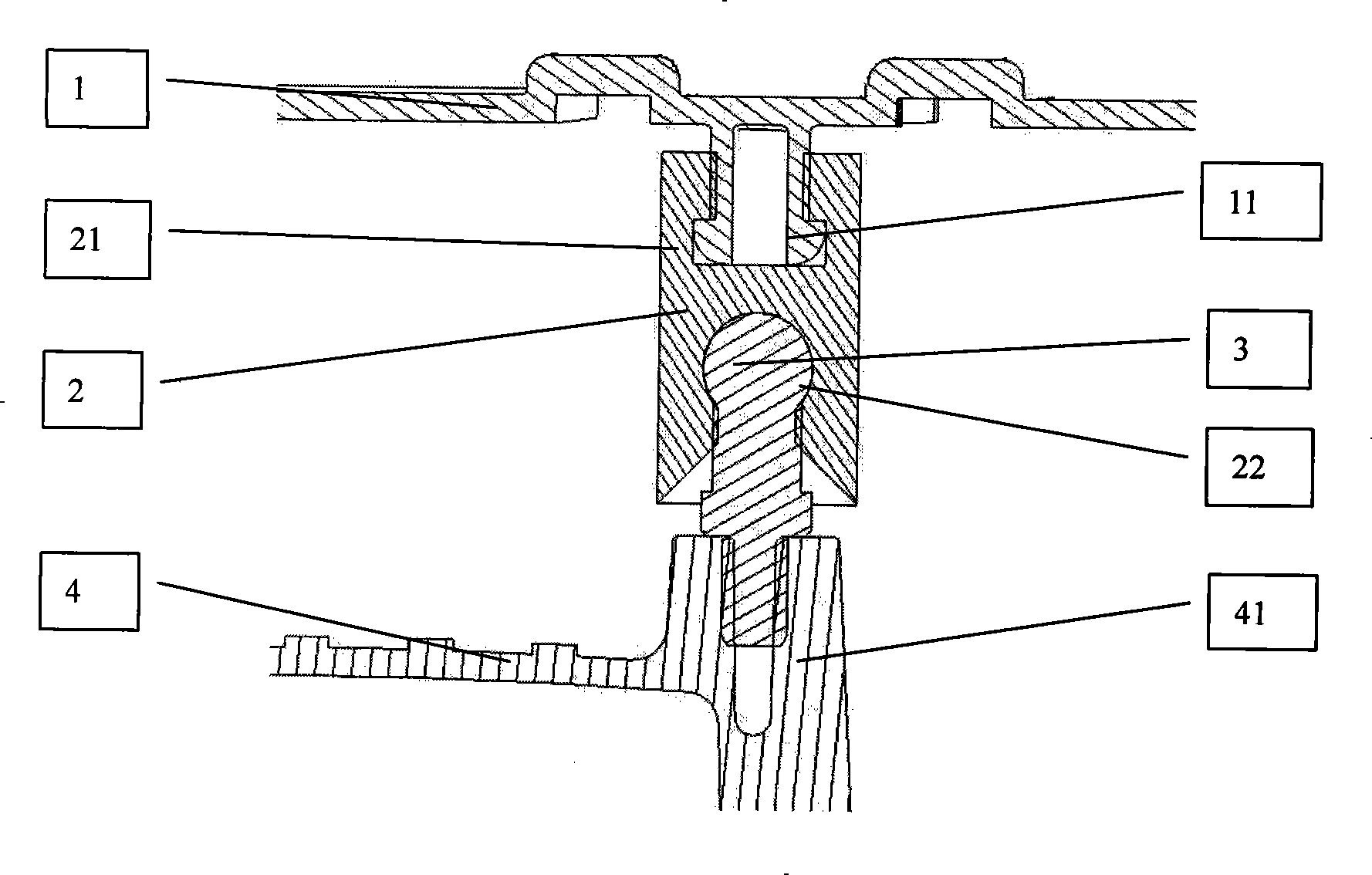 Engine decorative cover and cylinder cover assembly structure