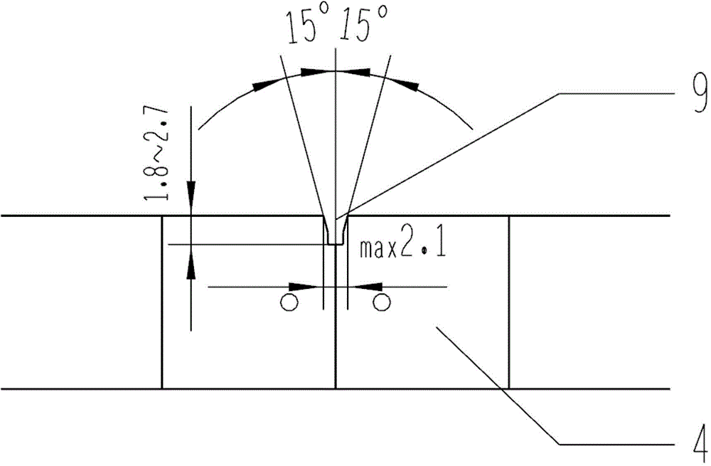 Measuring method of banding clearance of movable vane of rotor of steam turbine and clamping device