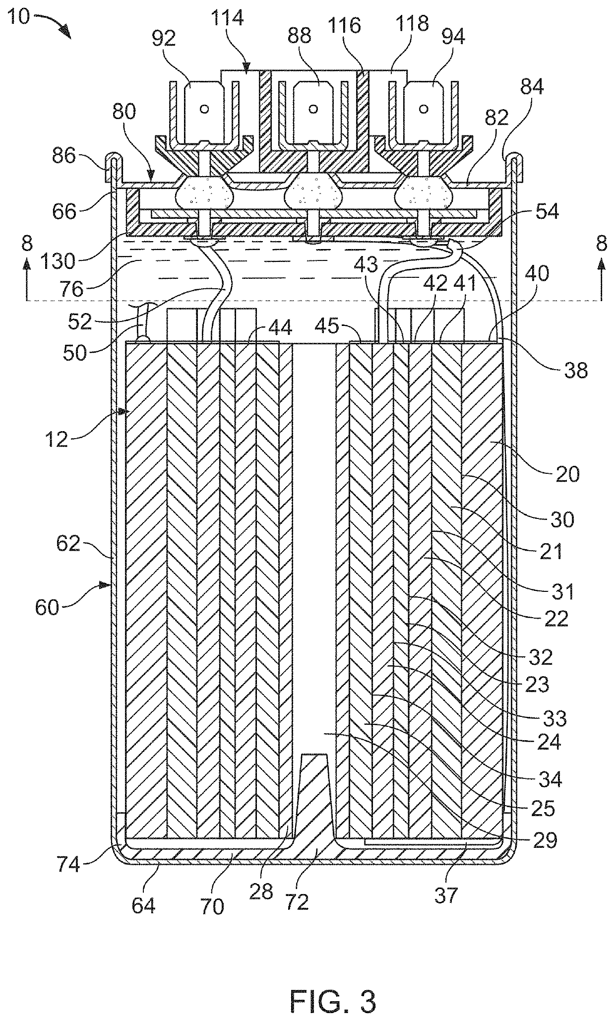 Capacitor with multiple elements for multiple replacement applications