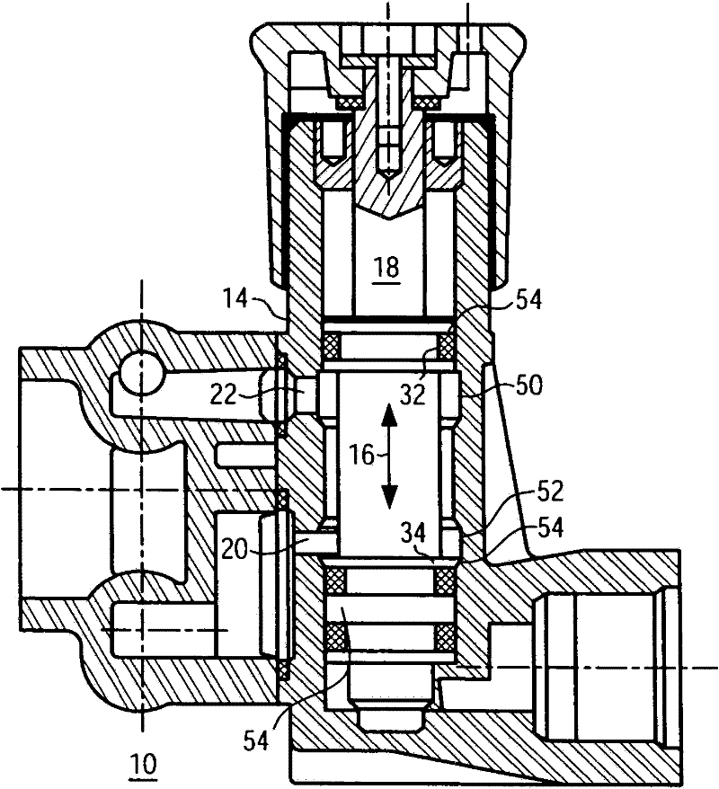 Piston valve, especially for a pneumatic brake system in a vehicle