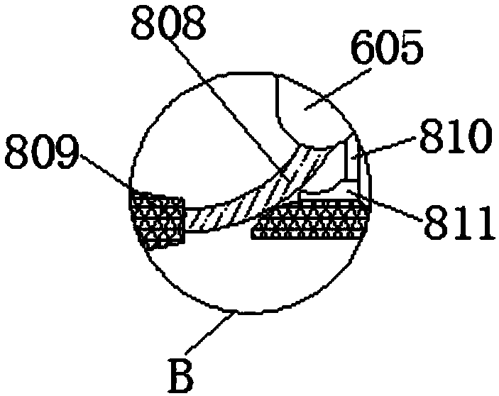 Thermos bottle liner cleaning device combining omnibearing cleaning with local obstinate stain removal