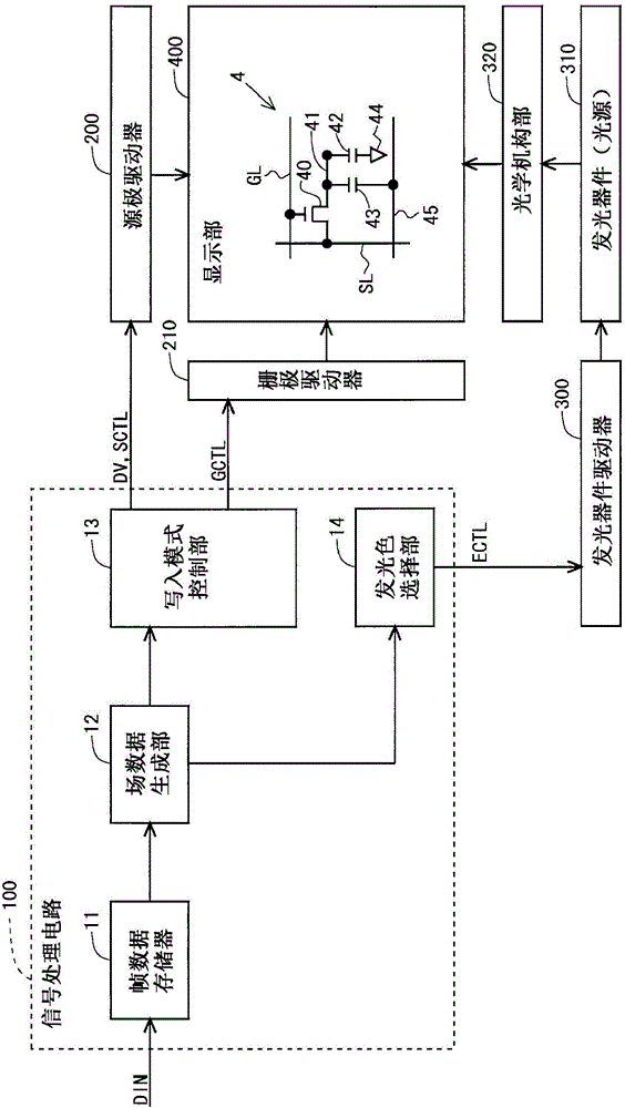Image display device, and drive method therefor