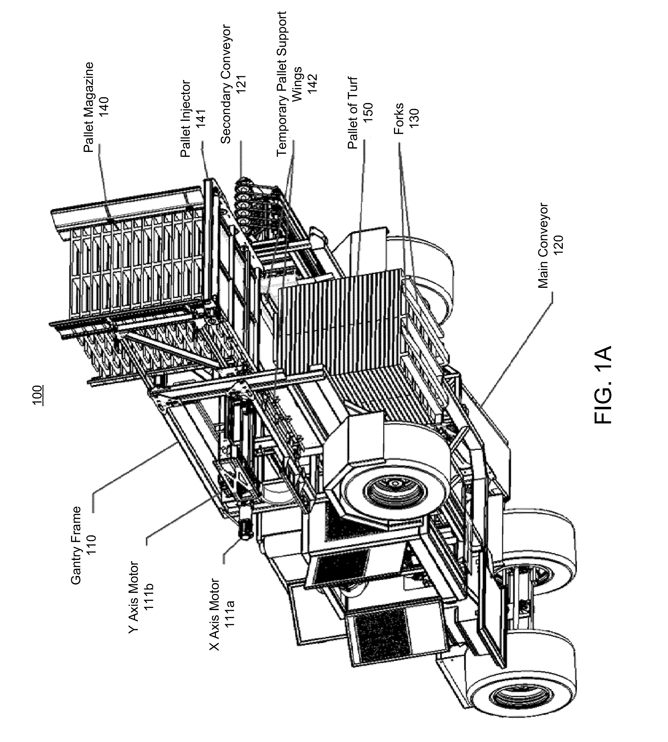 Electrically Operated Turf Stacking System For Sod Harvesting Machine