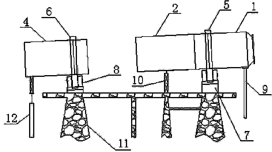 Rotary kiln barrel mounting method