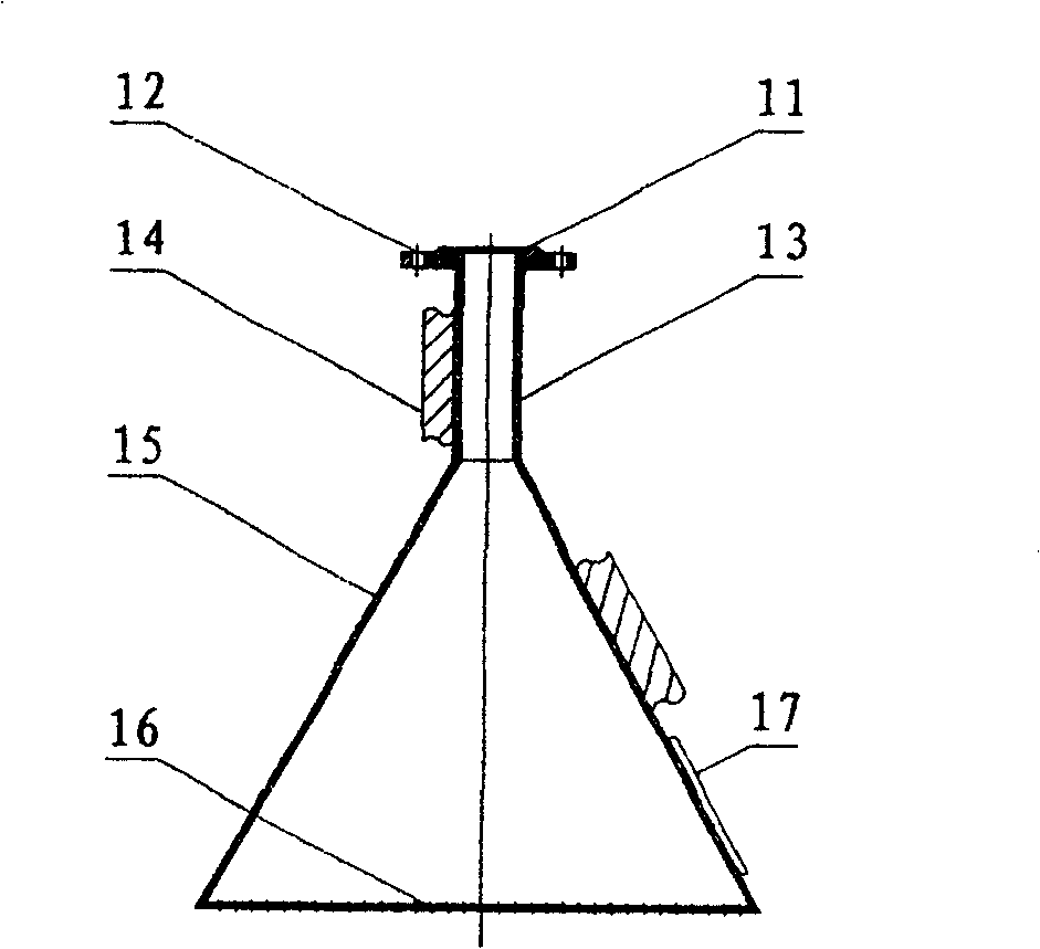 Medium grade insoluble sulphur preparing process and producing apparatus