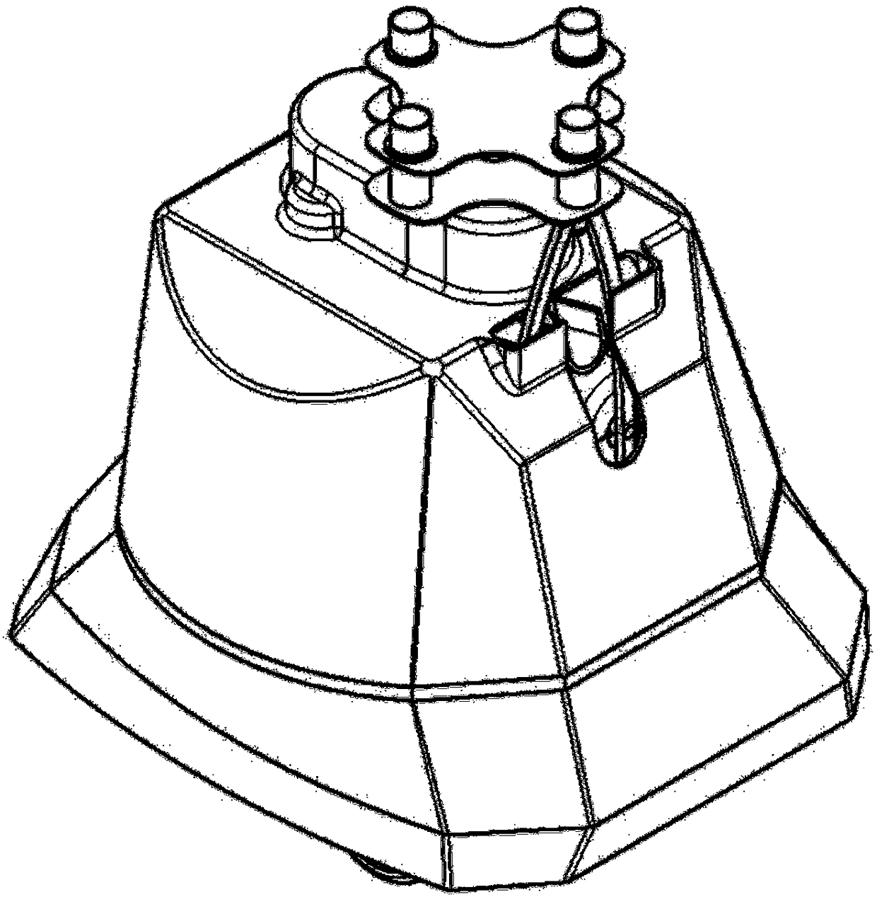 Badminton pitching machine based on firearm principle