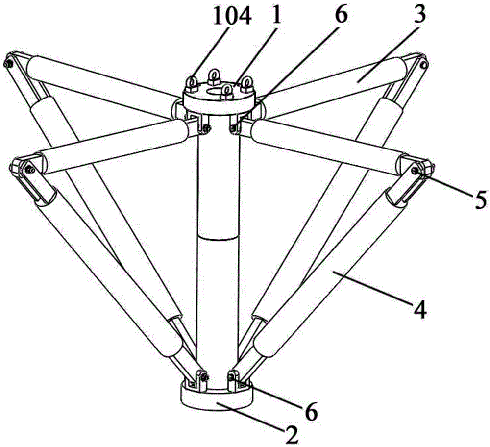 Lamp panel supporting mechanism for lifting type high-pole lamp