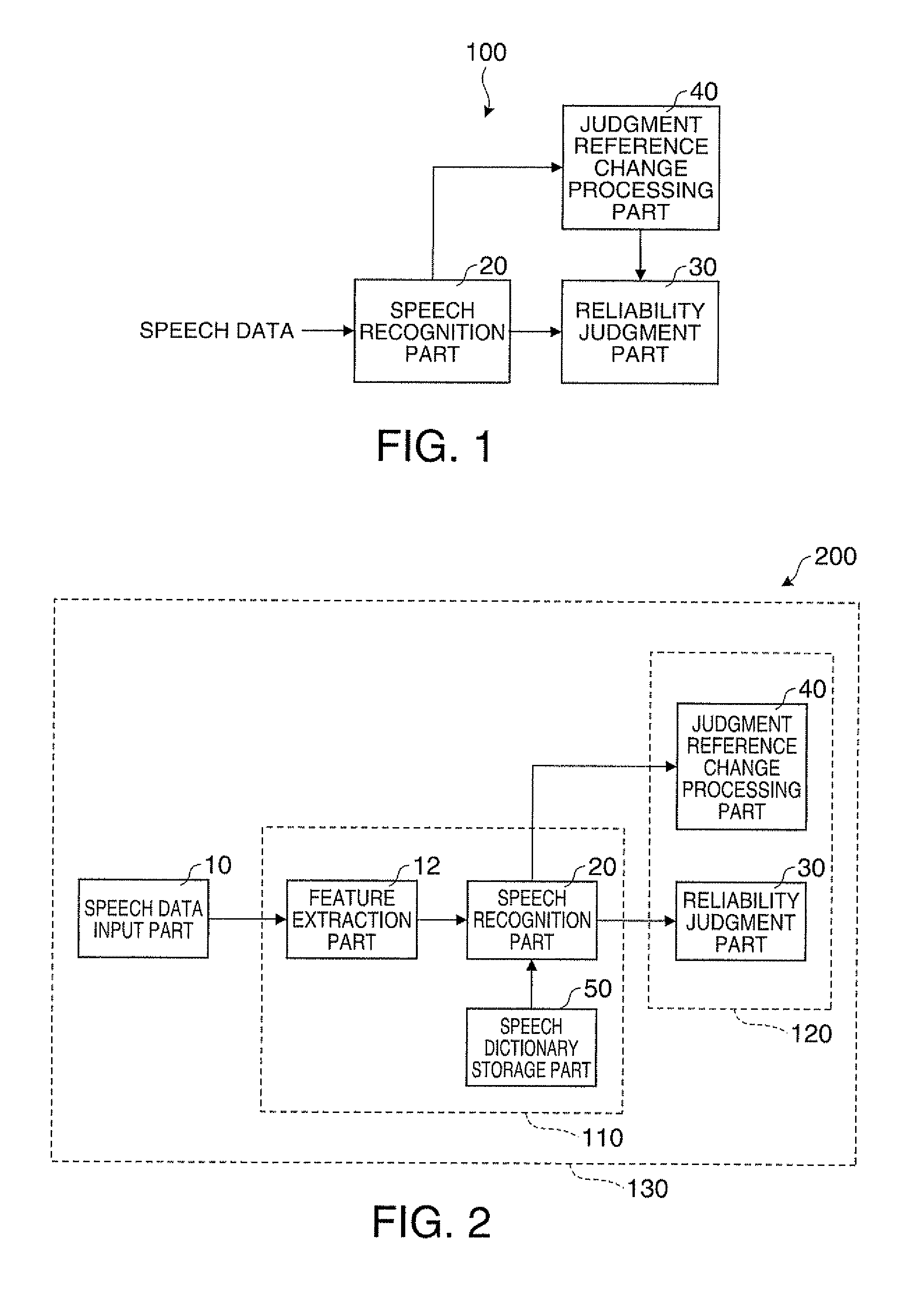 Speech-recognition system, storage medium, and method of speech recognition