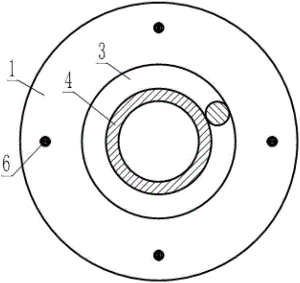 Spiral compression spring damper with presettable rigidity